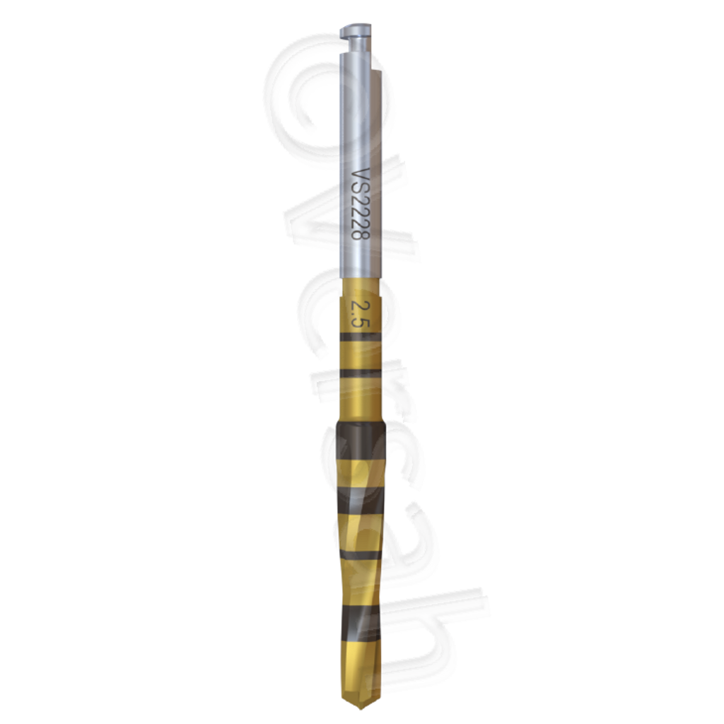 Universal regular DENSAH® BUR Kit with Taoered pilot Drill