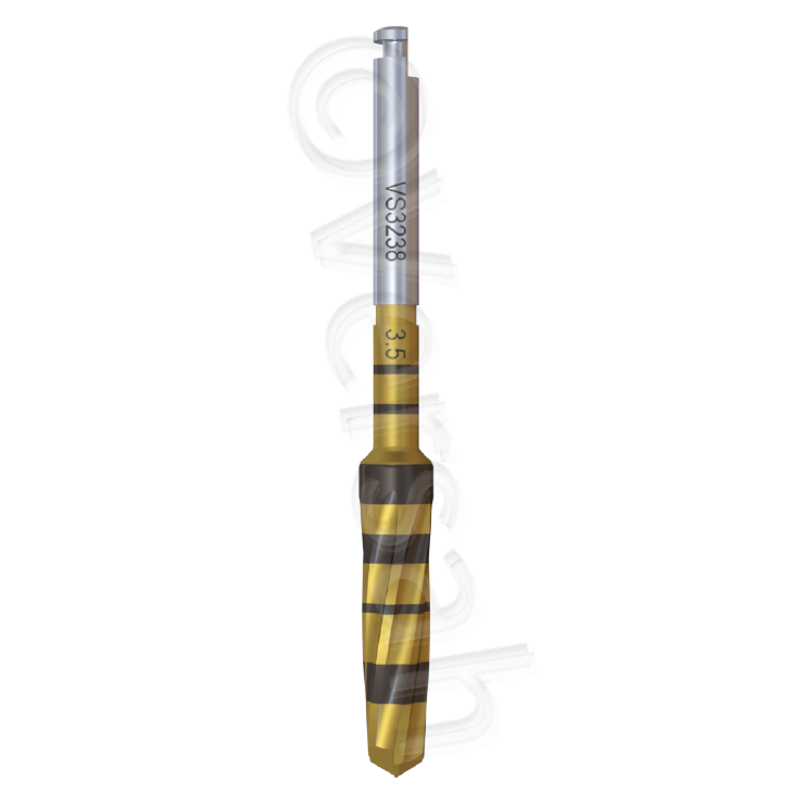 Universal regular DENSAH® BUR Kit with Taoered pilot Drill