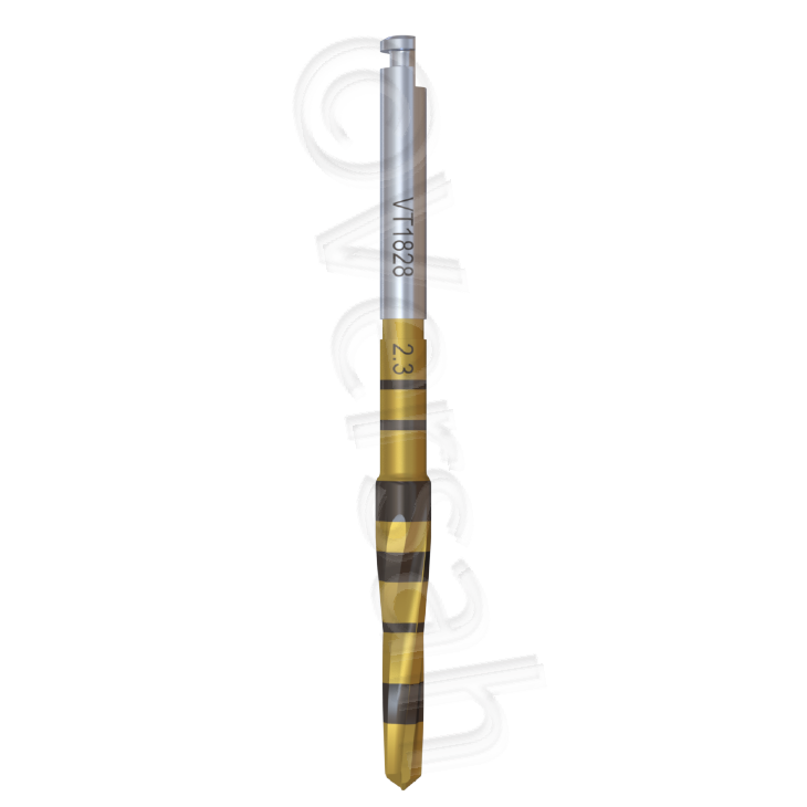 Universal regular DENSAH® BUR Kit with Taoered pilot Drill