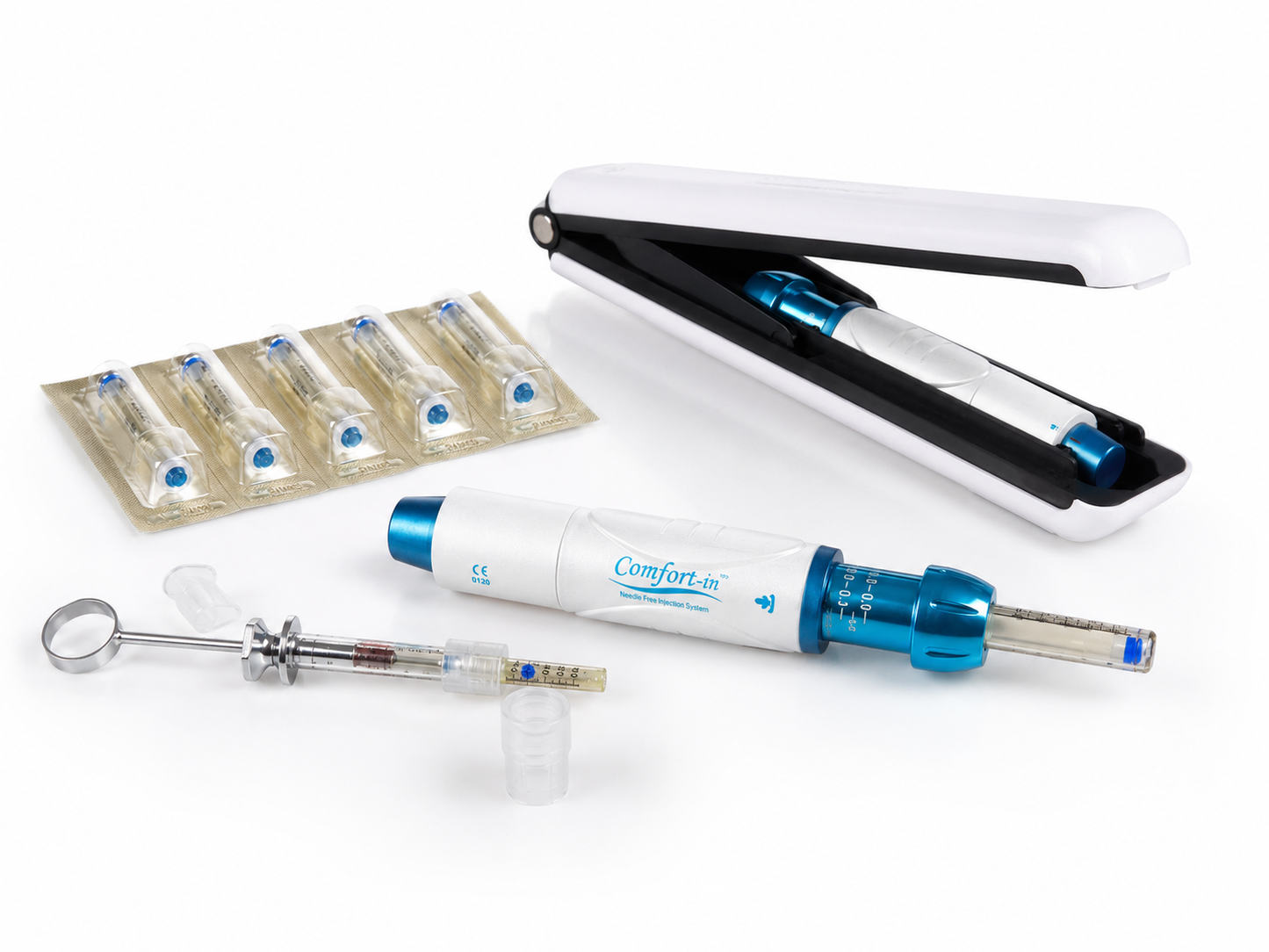 Comfort-in™ Needle-Free Dental Injection System - STARTER PACK (2 Injectors - Soft & Medium)