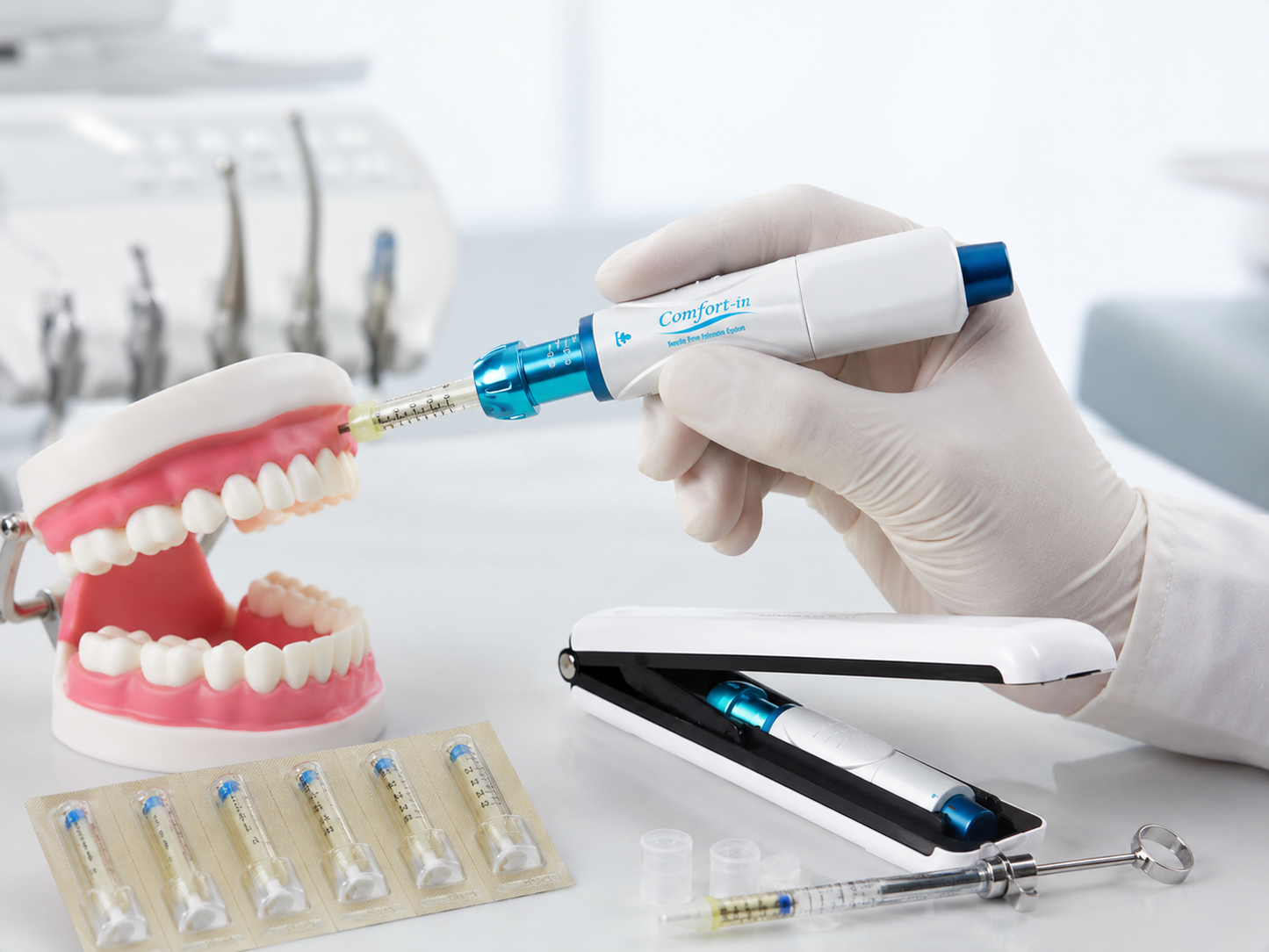 Comfort-in™ Needle-Free Dental Injection System - STARTER PACK (2 Injectors - Soft & Medium)